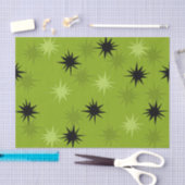 Mousseline Papier de papier de fond vert atomique (Artisanat)