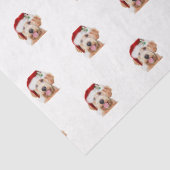 Mousseline Papier de papier de griffe dorée de Noël (Détail)