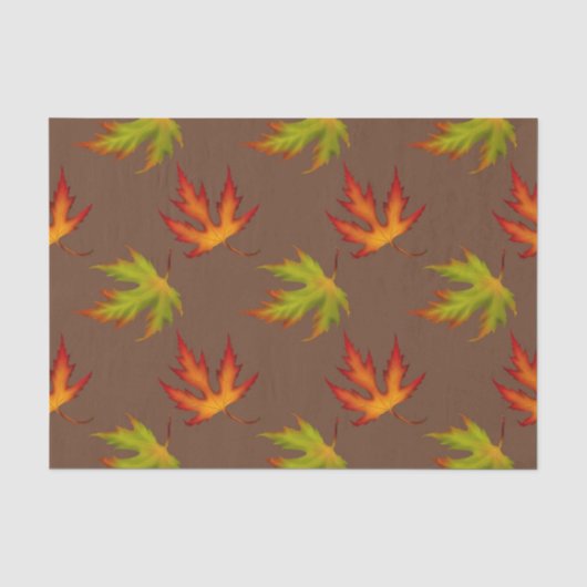 Mousseline Papier de papier de l'automne (Recto)