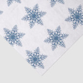 Mousseline Papier de papier de papier à neige bleu (Détail)