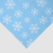 Mousseline Papier de papier de papier à neige bleu (Détail)
