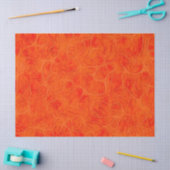 Mousseline papier de papier de tissu de boue orange (Artisanat)