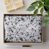 Mousseline Papier de papier de tissu éclaboussé d'encre (Cadeau)