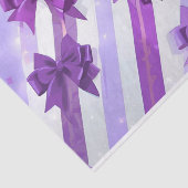 Mousseline Papier de papier de tissu pourpre bow 2 (Détail)