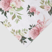 Mousseline Papier de papier de tissus de couleur rose (Détail)