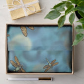 Mousseline Papier de papier de tissus de libellules volantes (Cadeau)