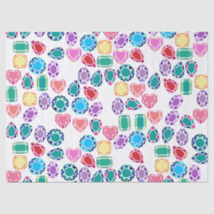 Mousseline Papier de papier de tissus de pierres précieuses c