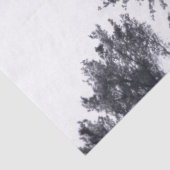 Mousseline Papier de papier de tissus recouvert de neige (Détail)