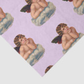 Mousseline Papier de papier journal ANGEL vintage (Détail)