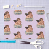 Mousseline Papier de papier journal ANGEL vintage (Artisanat)