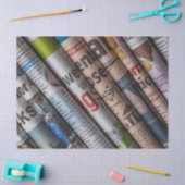 Mousseline papier de papier journal roulé (Artisanat)