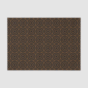 MOUSSELINE PAPIER DE PAPIER NOIR-BROWN-TISSU
