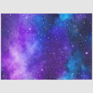 Mousseline Papier de papier papier de fond en galaxie coloré
