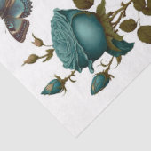 Mousseline Papier de papier testé Blue Swallow (Détail)