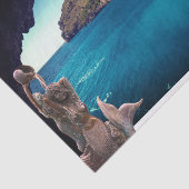 Mousseline Papier de papier testé Sea Cave (Détail)