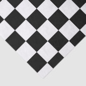 Mousseline Papier de papier tissu Checker Flag (Détail)