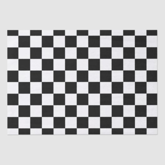 Mousseline Papier de papier tissu Checker Flag (Recto)