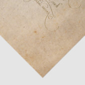 Mousseline Papier de papier tissu de calligraphie manuscrite  (Détail)