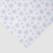 Mousseline Papier de papier tissu de flocon bleu (Détail)