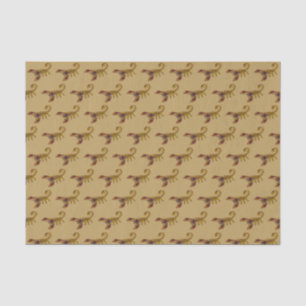 Mousseline Papier de papier tissu Motif de noeud celtique