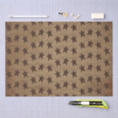 Mousseline Papier de papier tissu Rusty Stars (Artisanat)