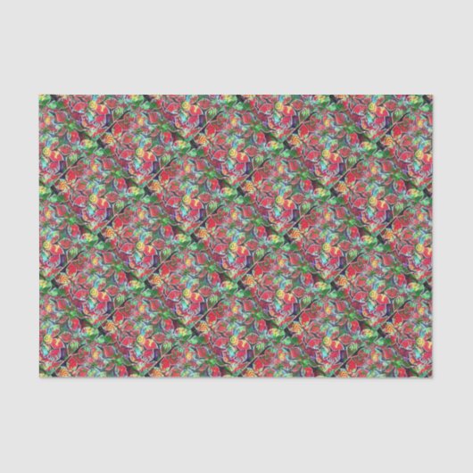 Mousseline papier de poinsetta (Recto)