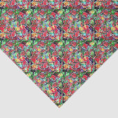 Mousseline papier de poinsetta (Détail)