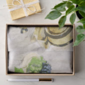 Mousseline papier de raisins et de tissus de vin (Cadeau)