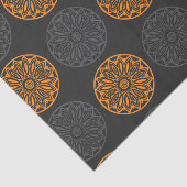 Mousseline papier de tissu à motif fleur (Détail)