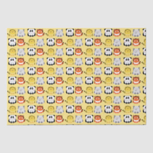 Mousseline Papier de tissu animal de style kawaii