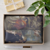 Mousseline papier de tissu baroque art découpage (Cadeau)