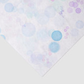 Mousseline Papier de tissu Blue Bubles (Détail)