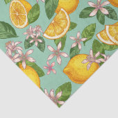 Mousseline Papier de tissu Citrus (Détail)