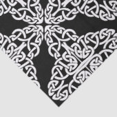 Mousseline papier de tissu croisé céleste (Détail)