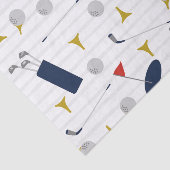 Mousseline Papier de tissu Cute Golf (Détail)