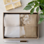 Mousseline papier de tissu d'ange dormant (Cadeau)