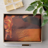 Mousseline papier de tissu d'ange foncé (Cadeau)