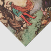 Mousseline papier de tissu de conte de fées dragon (Détail)