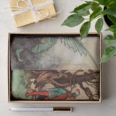 Mousseline papier de tissu de conte de fées dragon (Cadeau)