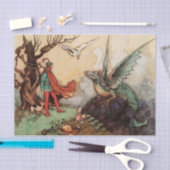 Mousseline papier de tissu de conte de fées dragon (Artisanat)