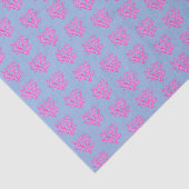 Mousseline Papier de tissu de corail de mer rose (Détail)