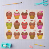 Mousseline papier de tissu de cupcakes (Artisanat)