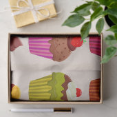 Mousseline papier de tissu de cupcakes (Cadeau)