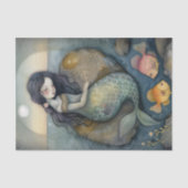 MOUSSELINE PAPIER DE TISSU DE DÉCOUPAGE DE FILLE DE SLEEPER M (Recto)