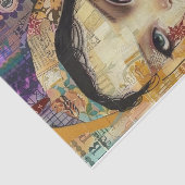 MOUSSELINE PAPIER DE TISSU DE DÉCOUPAGE DE MÉDIAS MIXTES POUR (Détail)