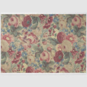 Mousseline Papier de tissu de découpage floral (Recto)