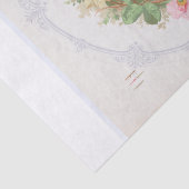 MOUSSELINE PAPIER DE TISSU DE DÉCOUPAGE : MEDALLION DE PLAFON (Détail)