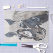 Mousseline Papier de tissu de découpage, tête de cheval (Artisanat)