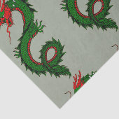 Mousseline Papier de tissu de dragon chinois (Détail)