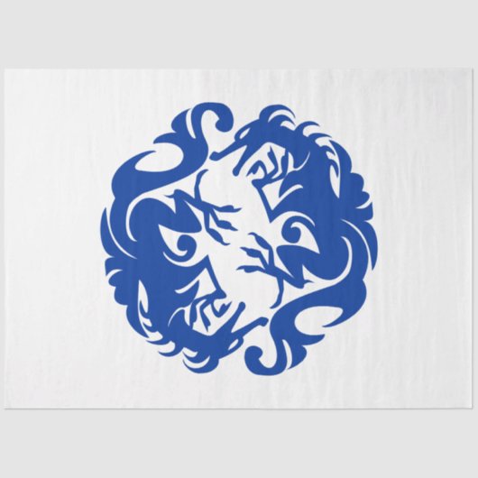 Mousseline papier de tissu de dragons (Recto)